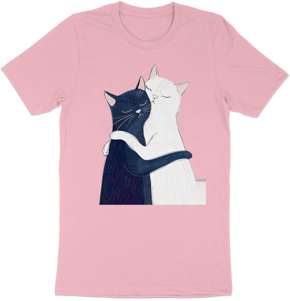 Yin Yang Cat Hug T-Shirt – Celebrating Togetherness