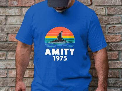 Amity 1975 - Jaws Fan Tribute Graphic Tee