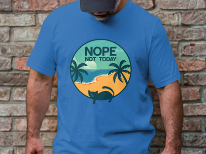 Beachside Feline Retreat Tee - NOPE Not Today