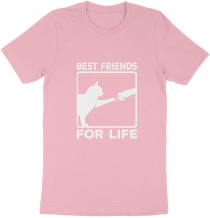 Best Friends for Life - Cat and Human Bond Tee