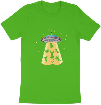 Cat-astrophic Abduction Tee - Whiskers In Space