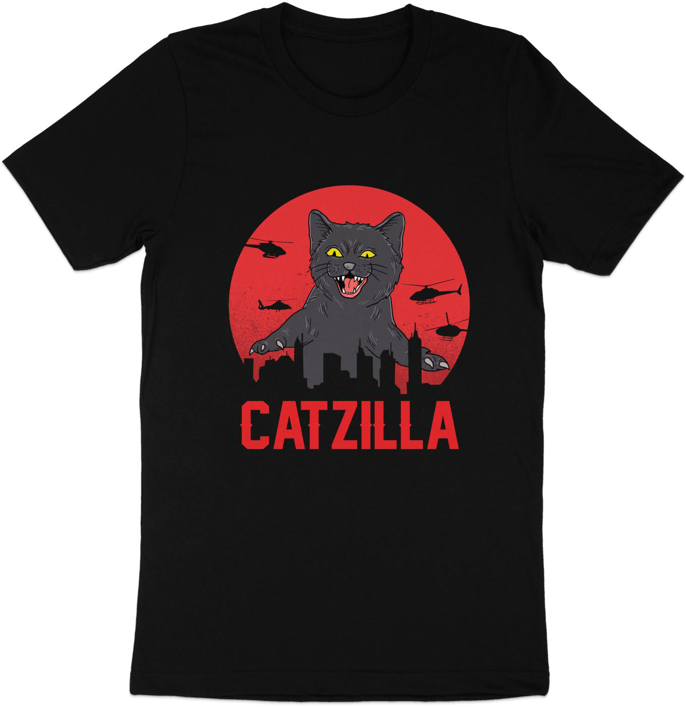 Catzilla: Feline Fury Tee - Urban Jungle Mayhem Edition