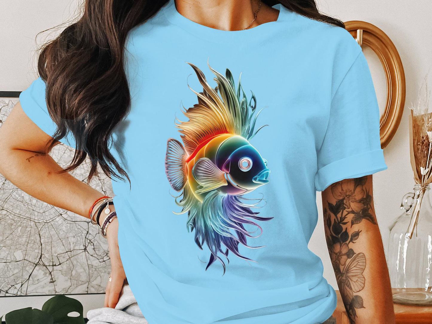 Betta Splendor Tee - Radiant Reef Dancer