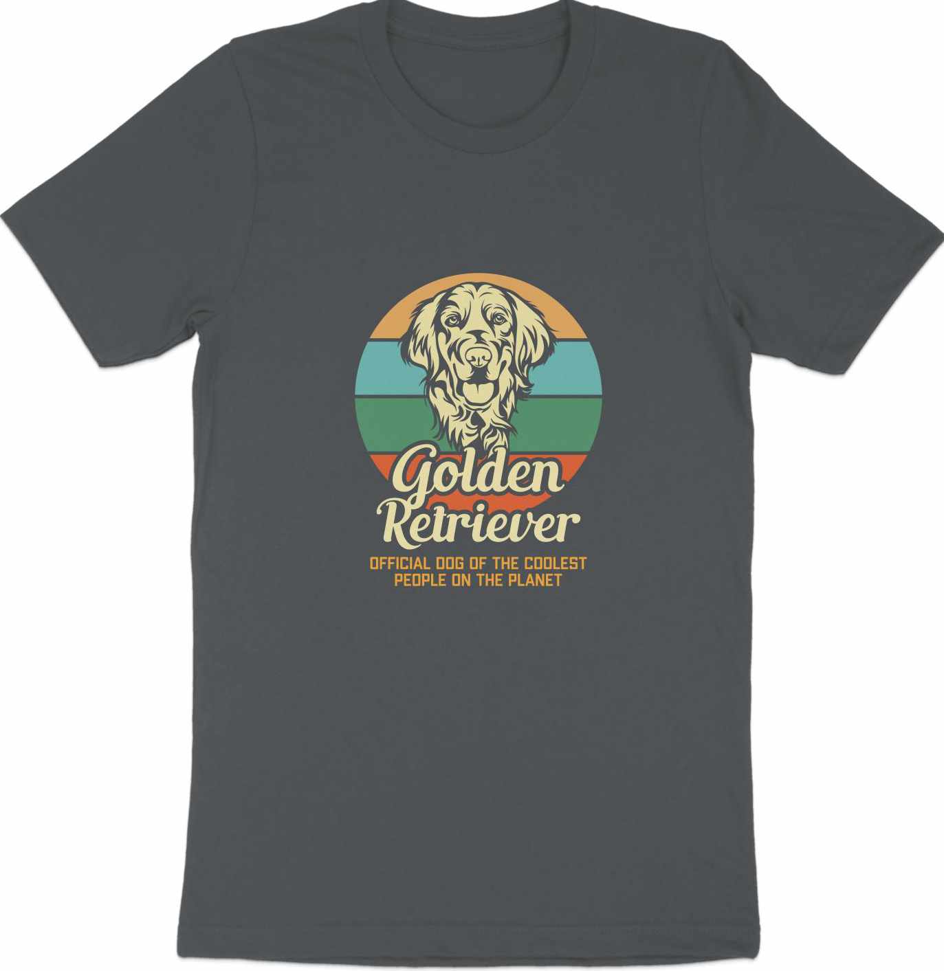 Retro Goldie Pride - 'Golden Retriever Coolest People' Vintage Tee
