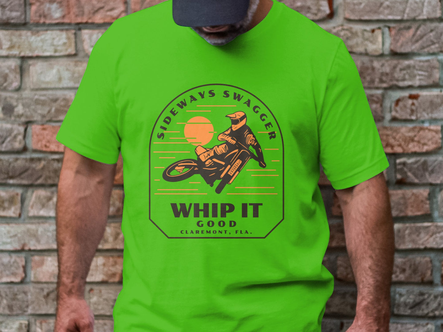 Sideways Swagger - Whip It Good" Motocross Graphic Tee