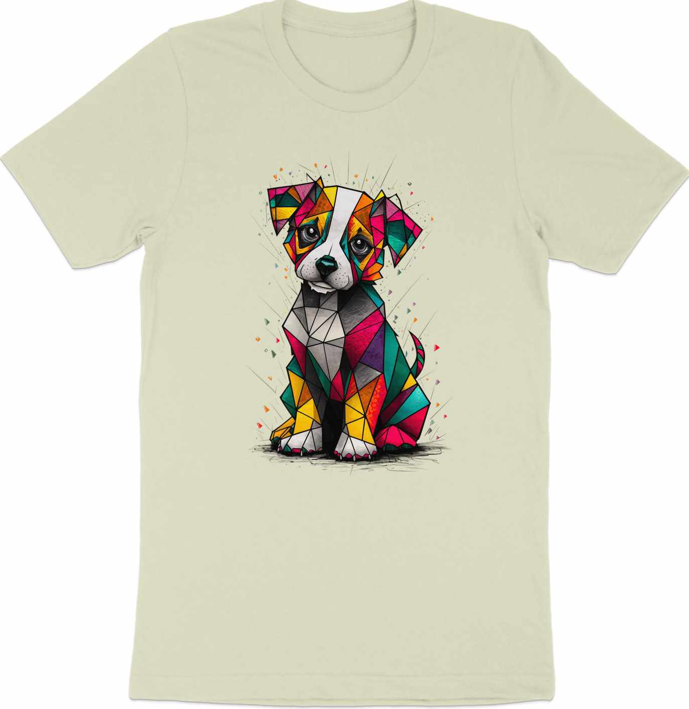 Puppy Picasso - Cubist Art Tee