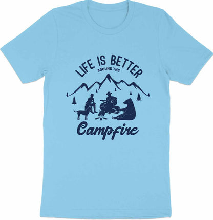 Life is Better Around the Campfire Cozy Campfire T-Shirt