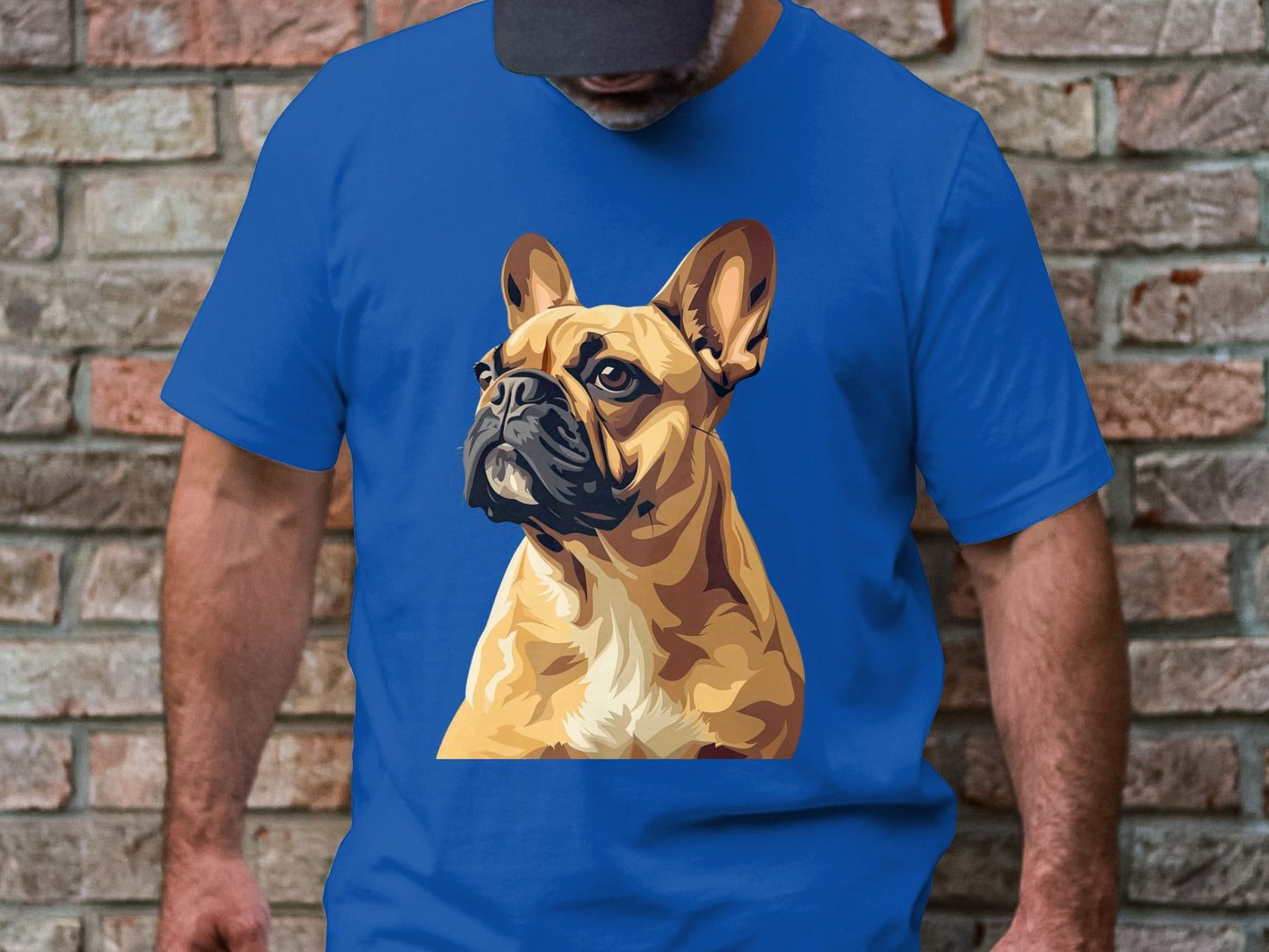 Noble Gaze French Bulldog Tee - Timeless Elegance