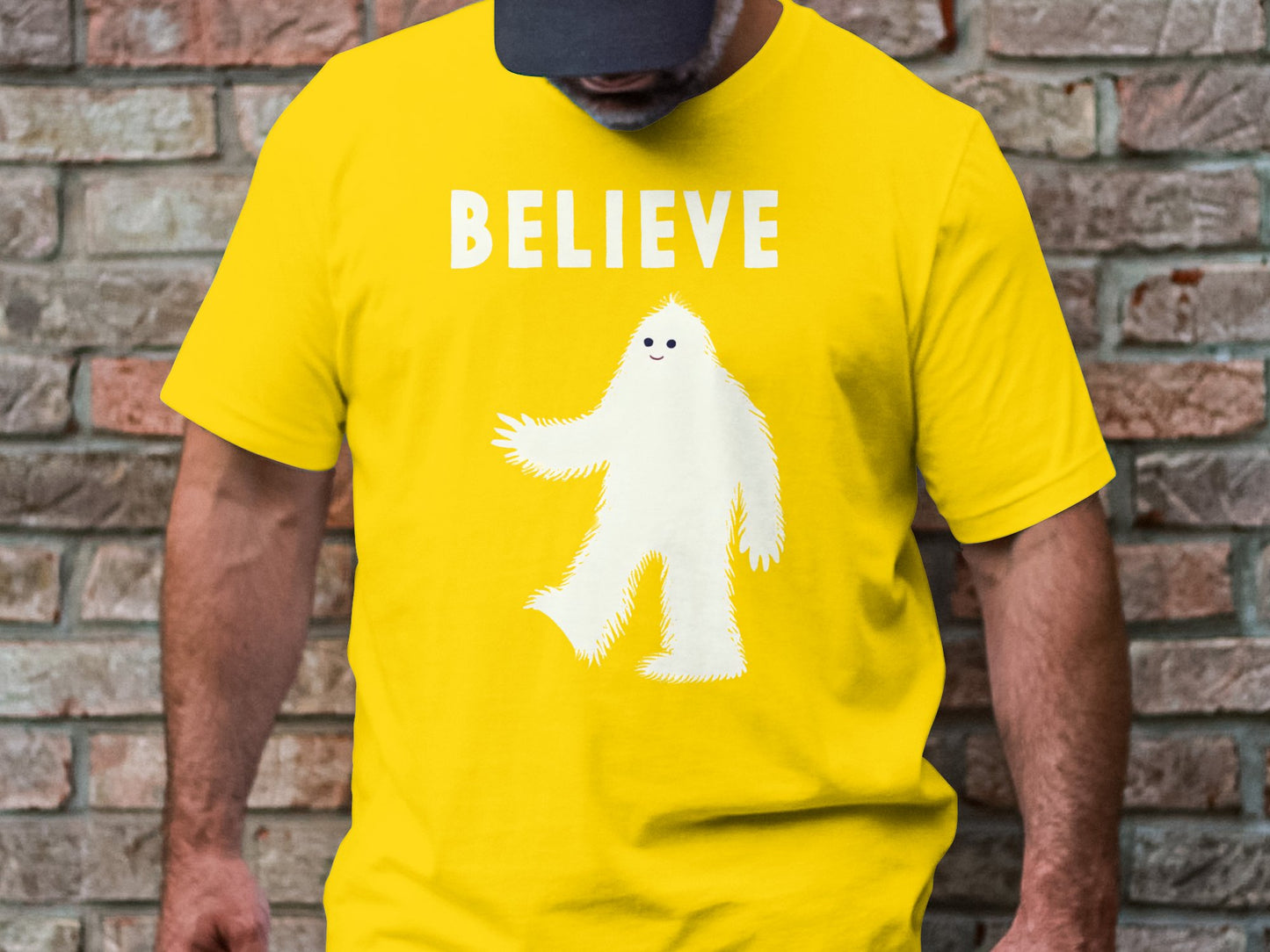 Believe in Yeti - Whimsical Yeti Graphic Tee