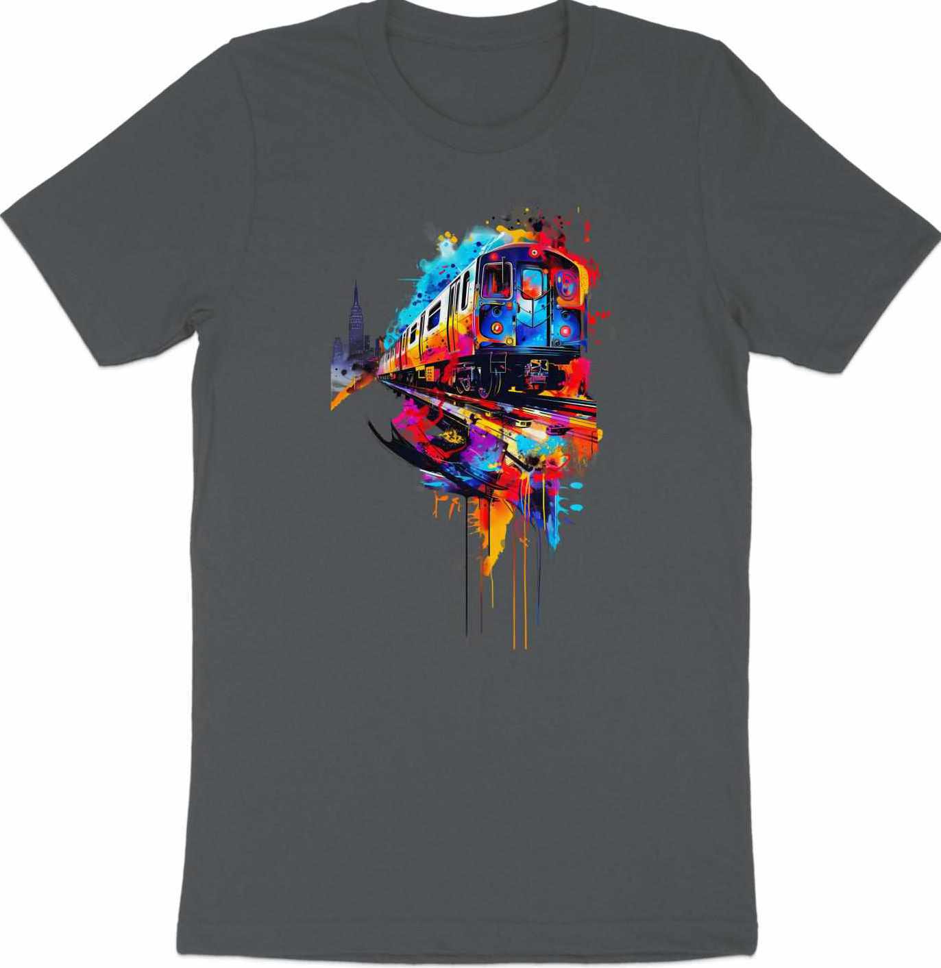 Metro Motion Tee - City Life in Vivid Strokes
