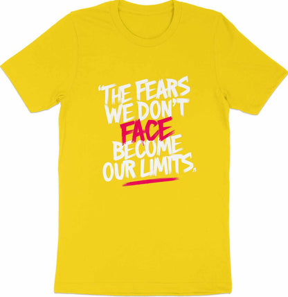 Limits Are For The Fearful - Monochromatic Statement Tee