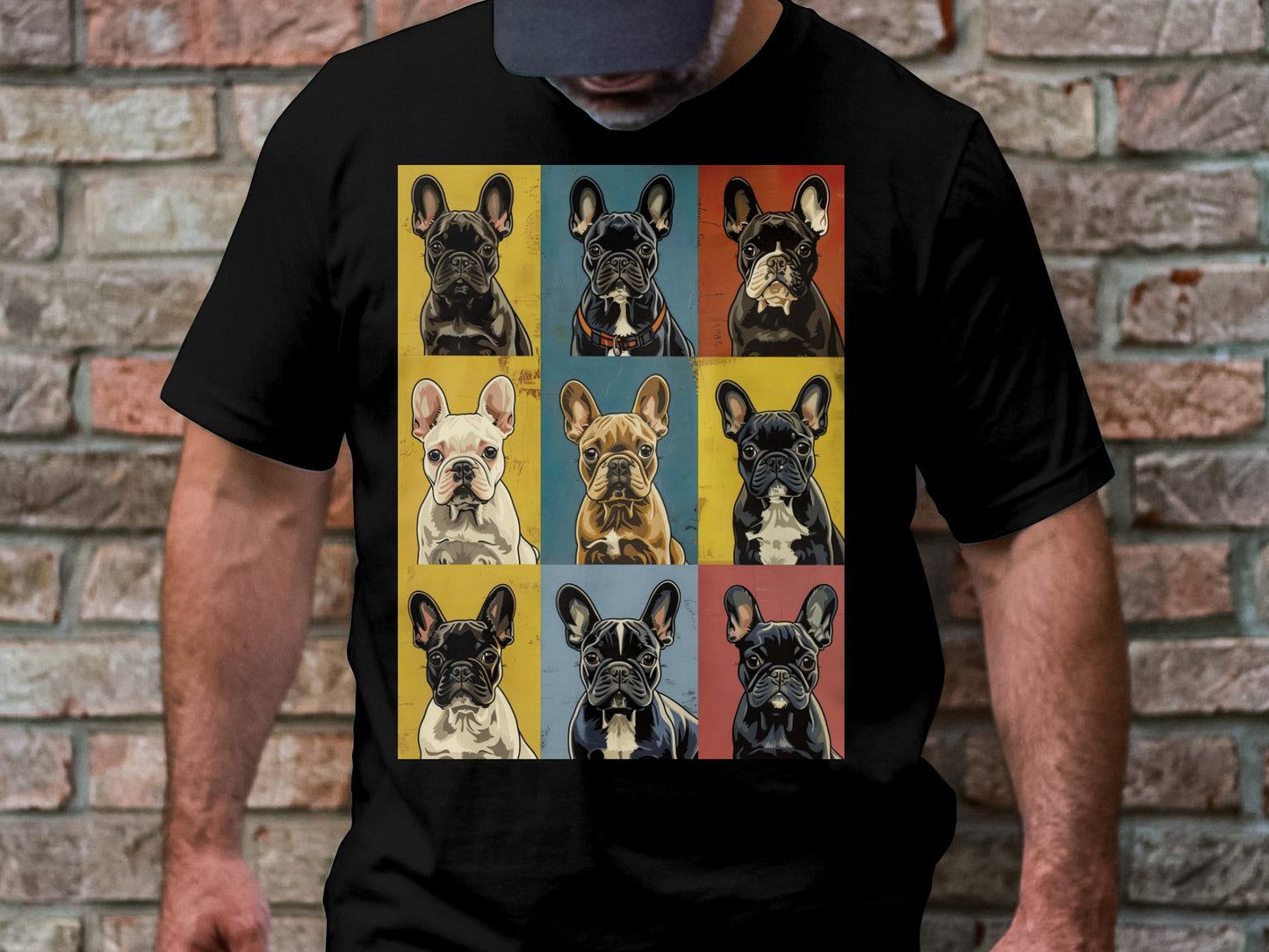 Warhol Woofs Frenchie Tee - A Pop of Pup Personality