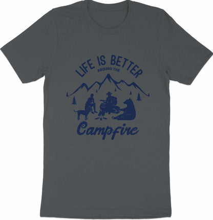 Life is Better Around the Campfire Cozy Campfire T-Shirt