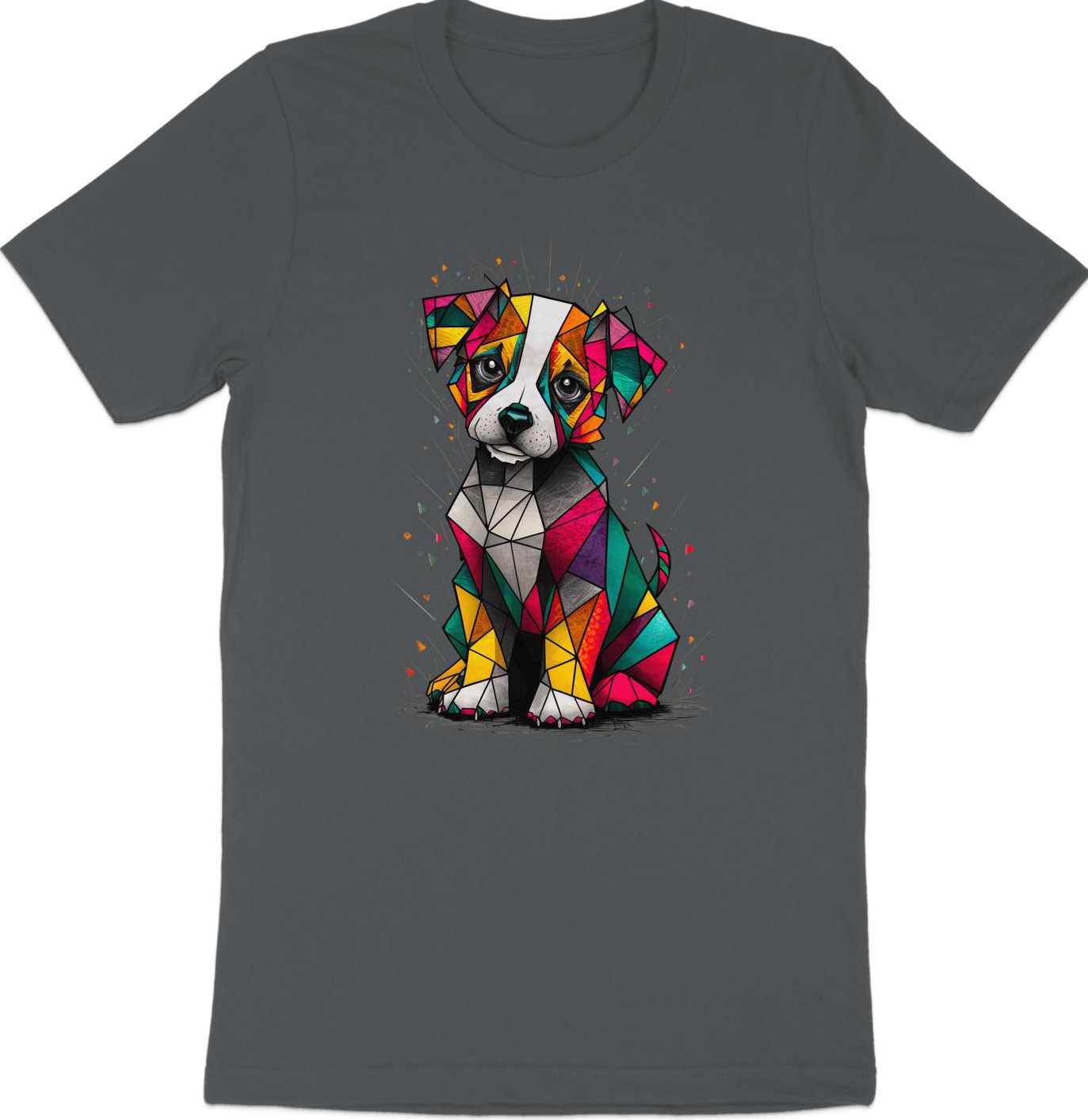 Puppy Picasso - Cubist Art Tee