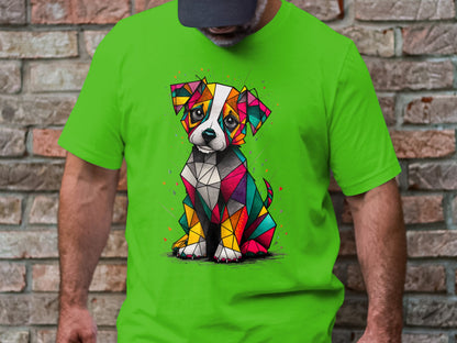 Puppy Picasso - Cubist Art Tee