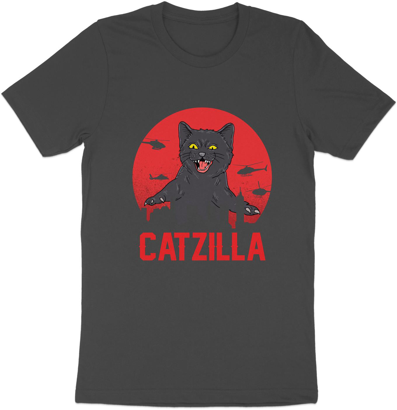 Catzilla: Feline Fury Tee - Urban Jungle Mayhem Edition