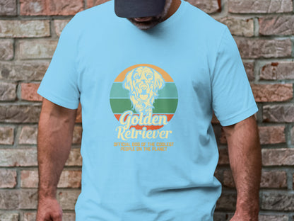 Retro Goldie Pride - 'Golden Retriever Coolest People' Vintage Tee