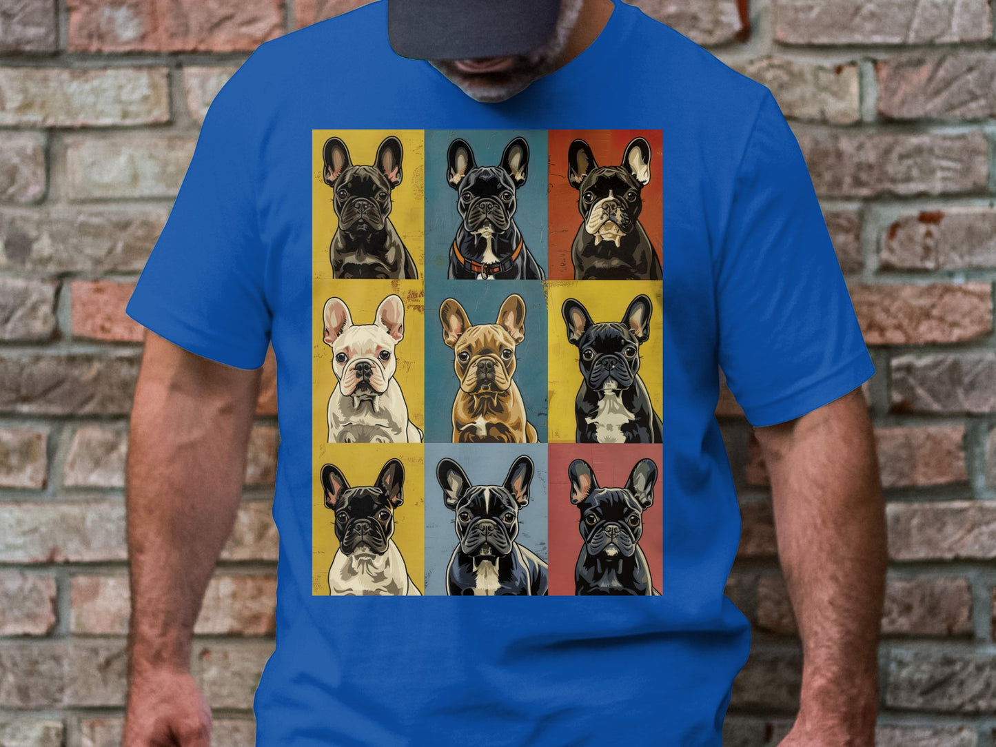 Warhol Woofs Frenchie Tee - A Pop of Pup Personality