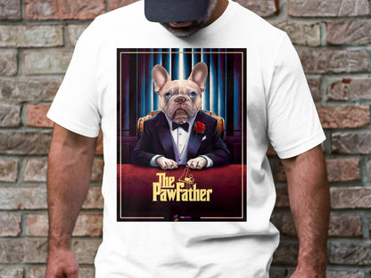 The PawFather - Elegant French Bulldog Graphic Tee