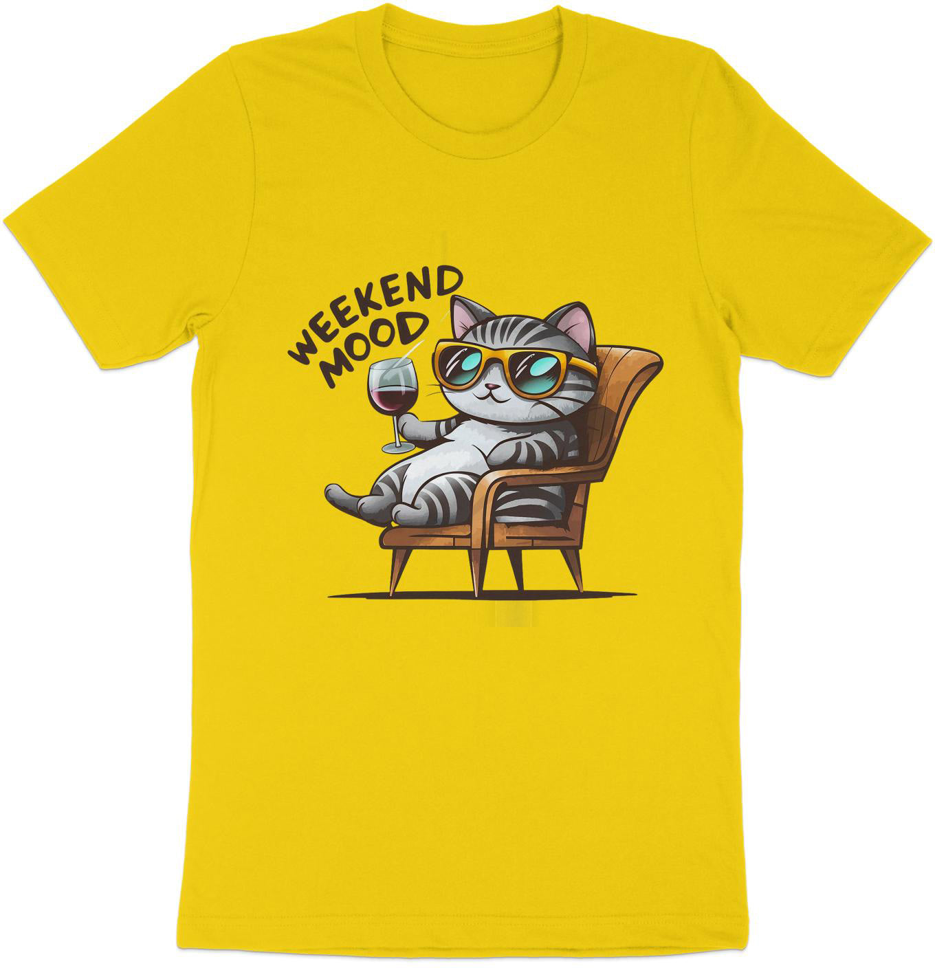 Moody Mornings Cat Tee - Embrace Your Inner Feline