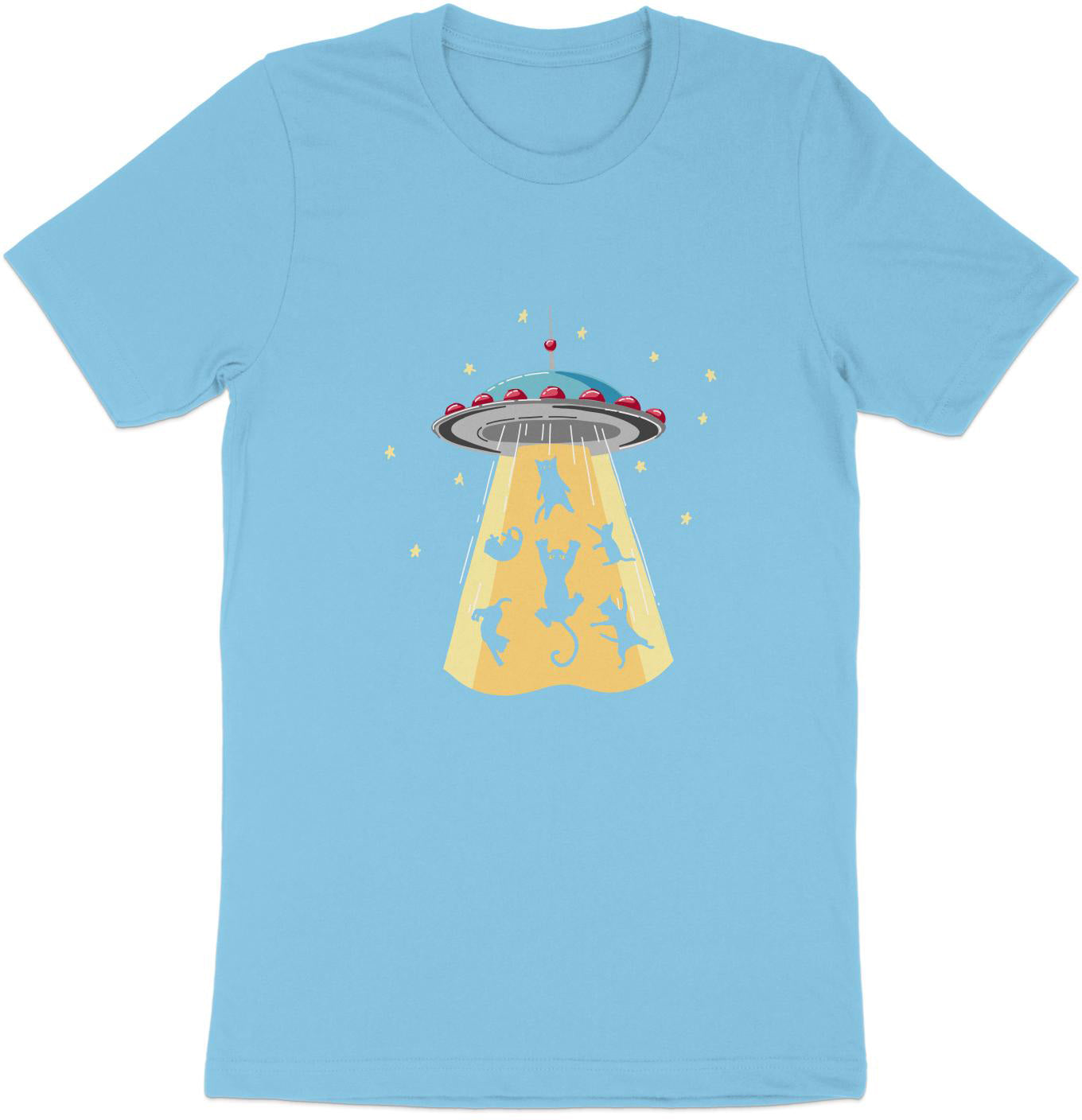 Cat-astrophic Abduction Tee - Whiskers In Space
