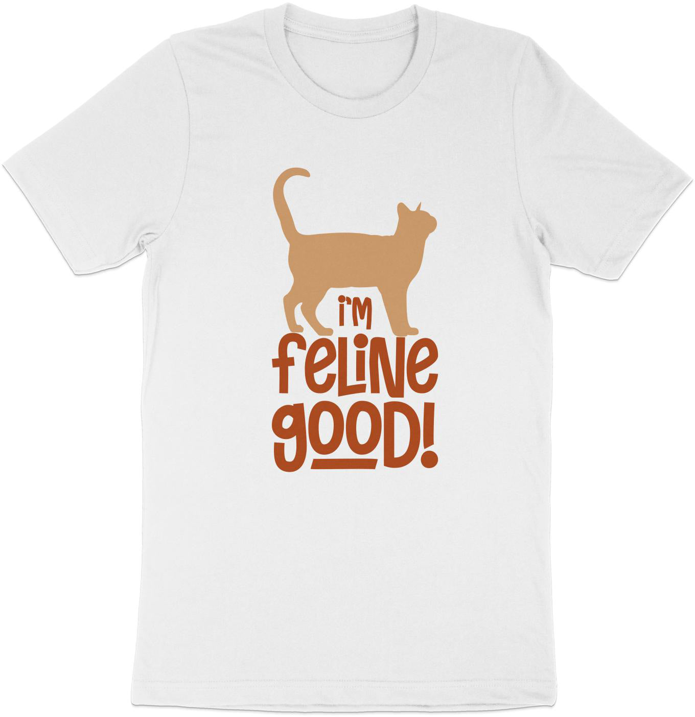 I'm Feline Good - Cat Silhouette Tee