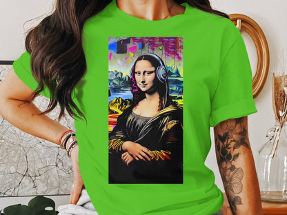 Renaissance Beats - Mona Lisa Headphones Tee