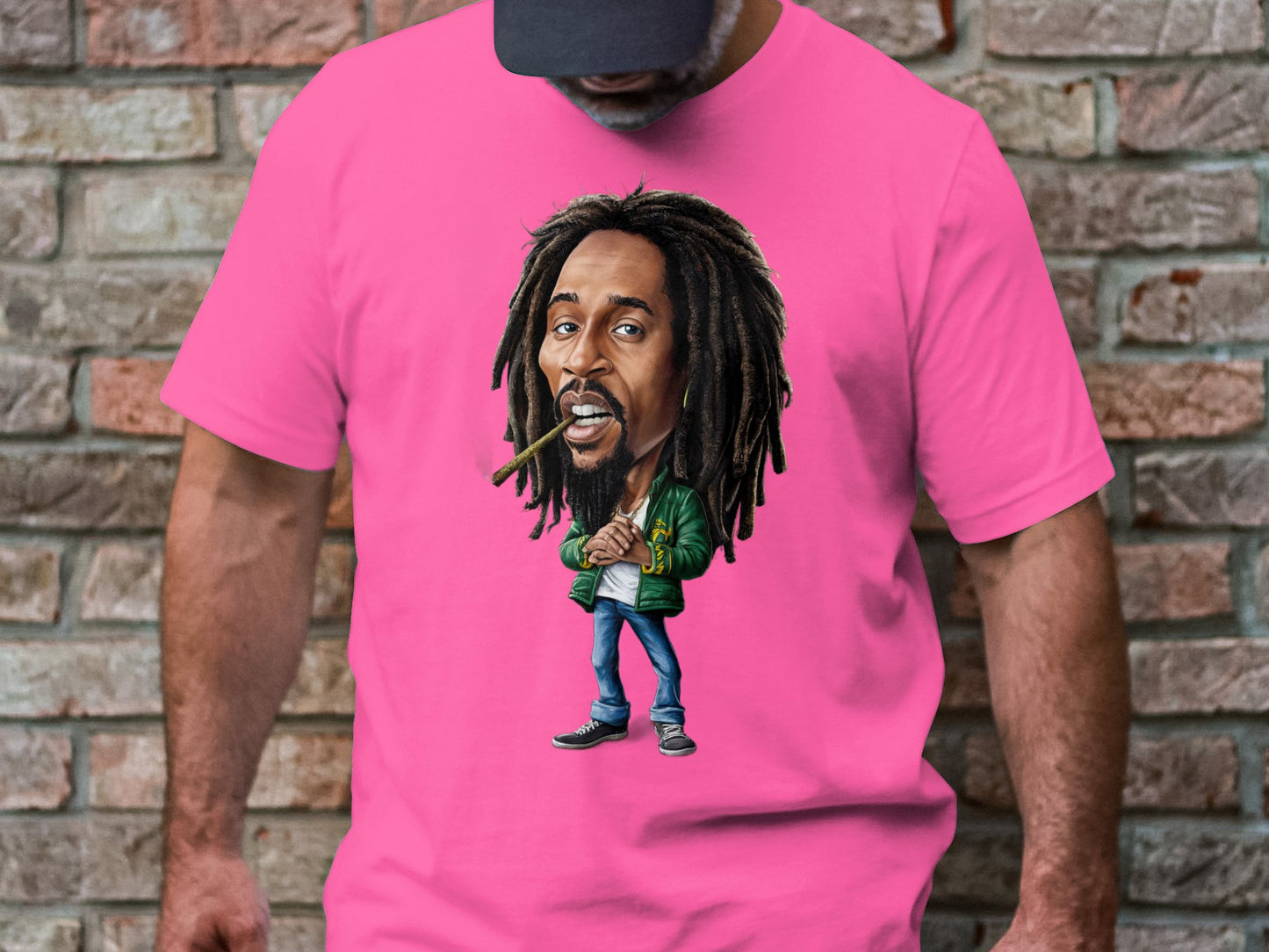Retro Rock Revolution Tee - Legendary Band Caricature Shirt