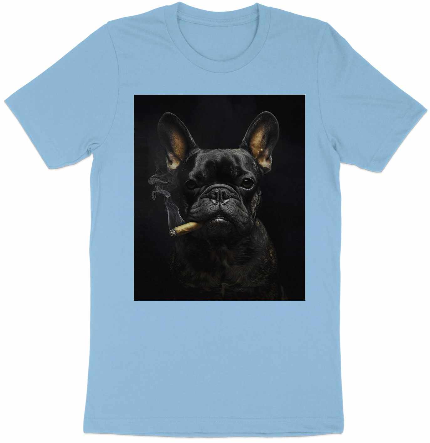 The Brooding Frenchie Tee - Edgy Elegance