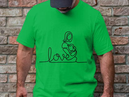 Mother's Love - Infinite Bond Line Art Tee