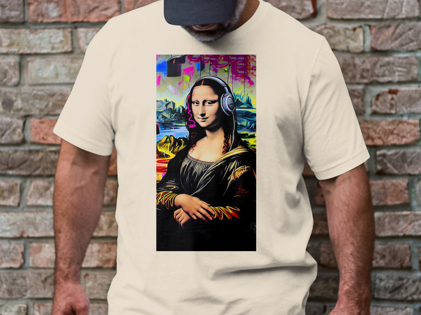 Renaissance Beats - Mona Lisa Headphones Tee