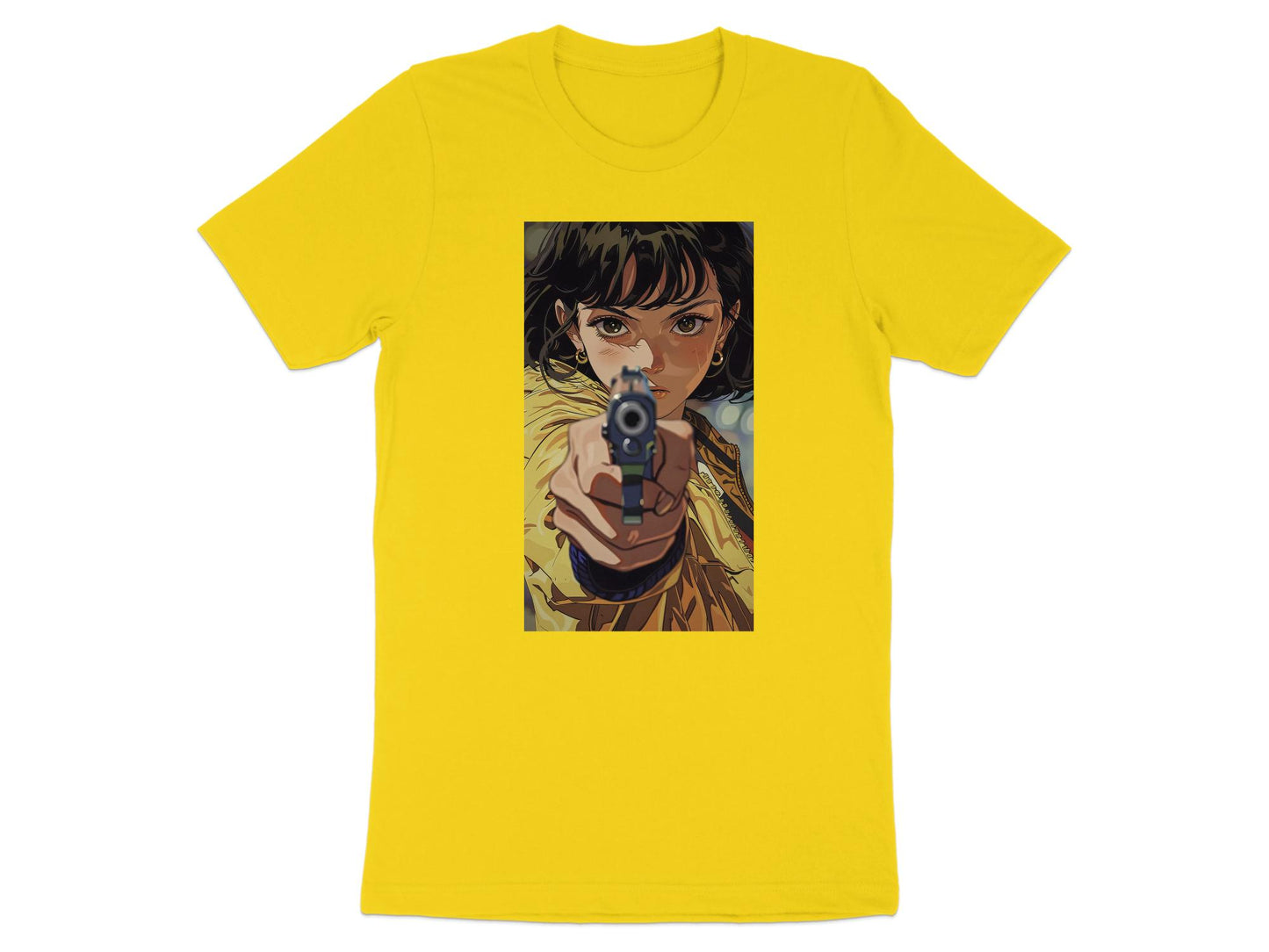 Intense Stare - Anime-Inspired Graphic Tee