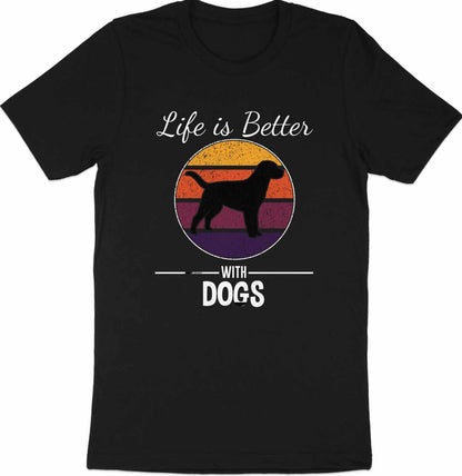 Vintage Canine Summit - 'Life Is Better With Dogs' Retro Tee