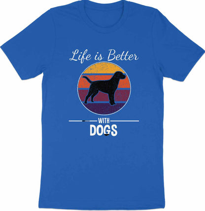 Vintage Canine Summit - 'Life Is Better With Dogs' Retro Tee