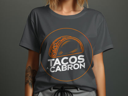 El Taco Cabron - Playful Line Art Tee