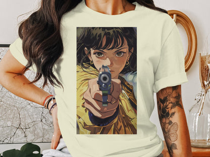 Intense Stare - Anime-Inspired Graphic Tee