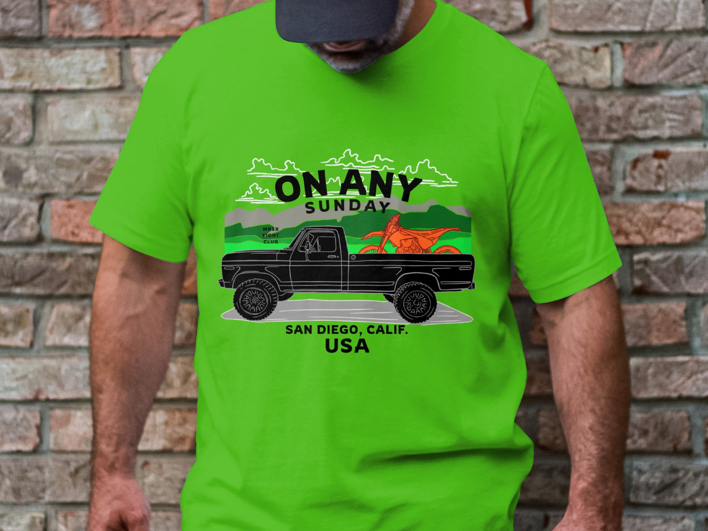 On Any Sunday -Motocross And Supercross Fans Fight Club Tee