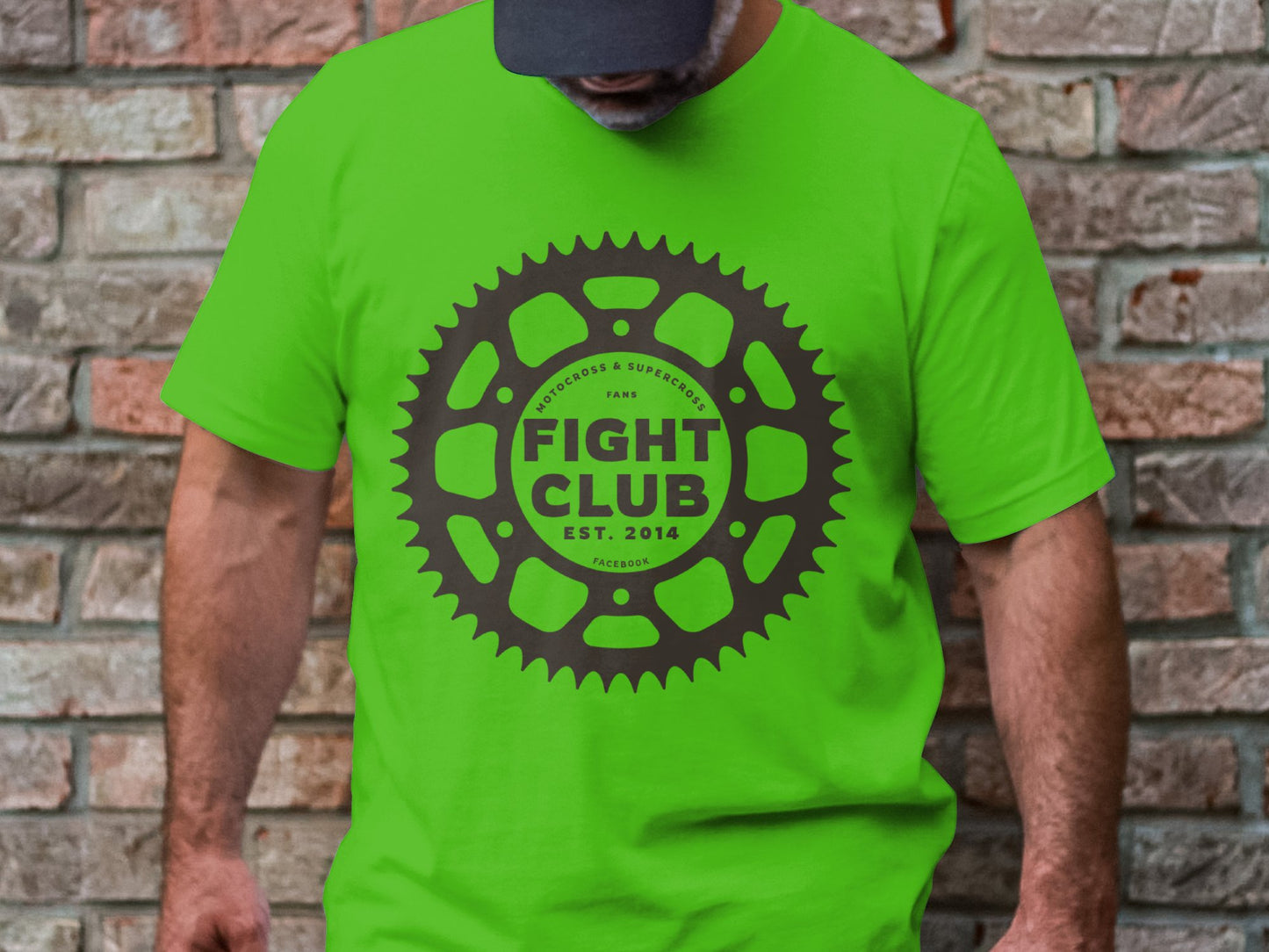 Rear Sprocket - Motocross And Supercross Fans Fight Club Graphic Tee