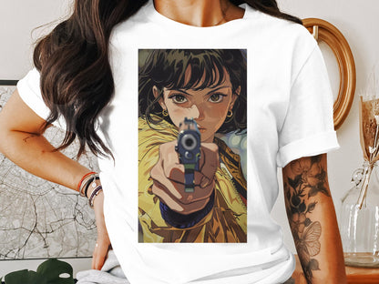 Intense Stare - Anime-Inspired Graphic Tee