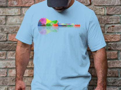 Music Mode: ON Vintage Guitar Logo Tee