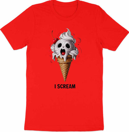 Chilling Treat Tee - Spooky & Sweet Ice Cream Skull