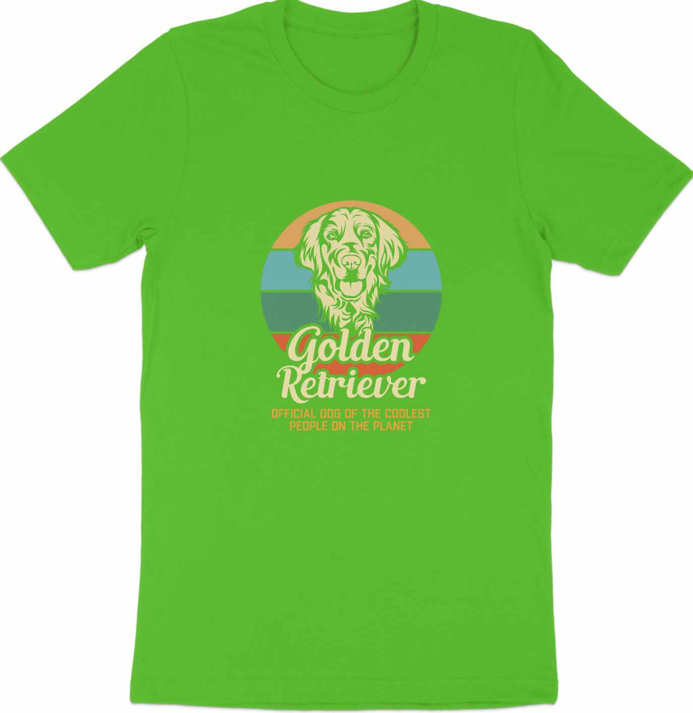 Retro Goldie Pride - 'Golden Retriever Coolest People' Vintage Tee