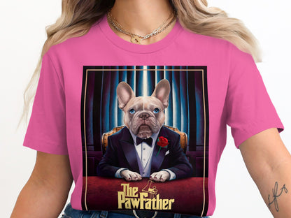 The PawFather - Elegant French Bulldog Graphic Tee