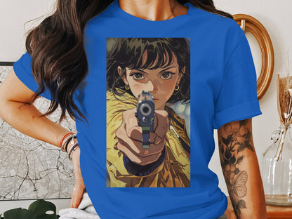 Intense Stare - Anime-Inspired Graphic Tee