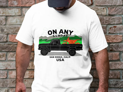 On Any Sunday -Motocross And Supercross Fans Fight Club Tee