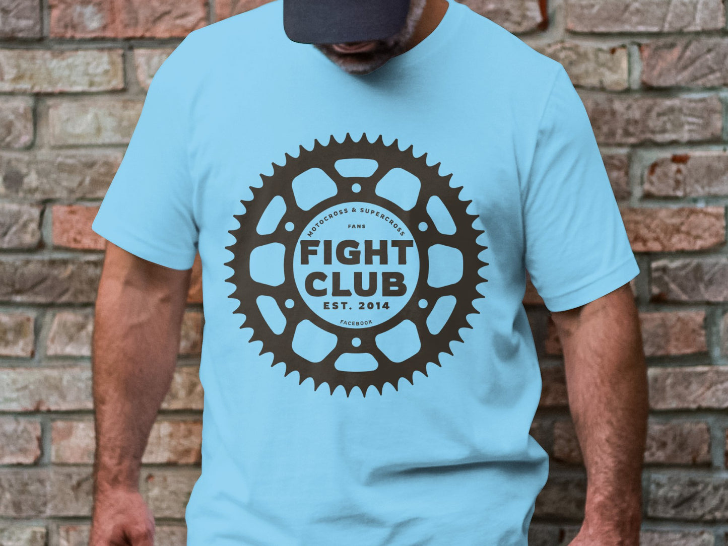 Rear Sprocket - Motocross And Supercross Fans Fight Club Graphic Tee
