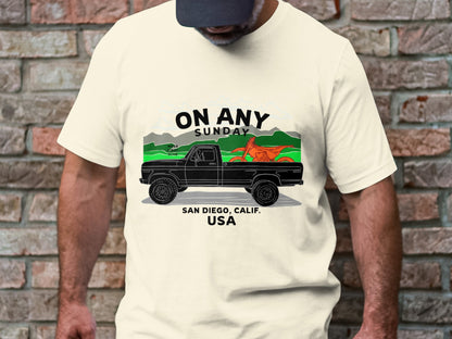 On Any Sunday -Motocross And Supercross Fans Fight Club Tee