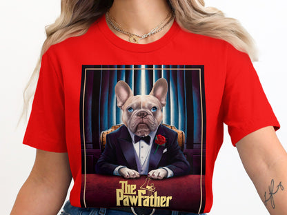 The PawFather - Elegant French Bulldog Graphic Tee