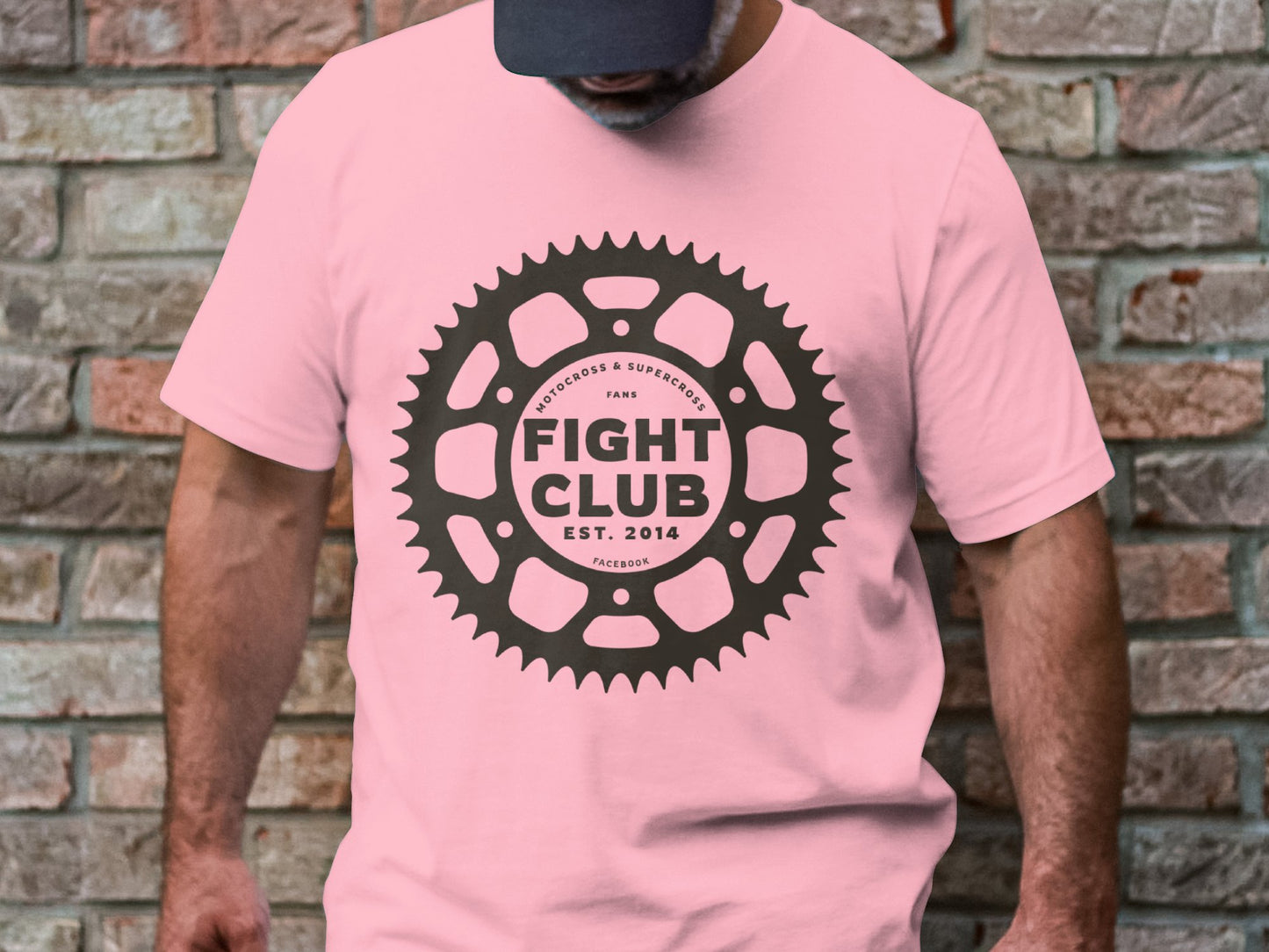 Rear Sprocket - Motocross And Supercross Fans Fight Club Graphic Tee