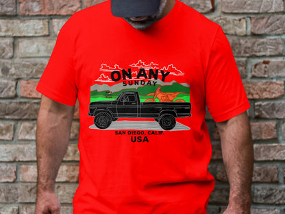On Any Sunday -Motocross And Supercross Fans Fight Club Tee